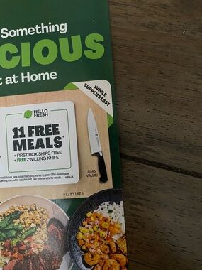 Black Handle Zwilling Knife - Black